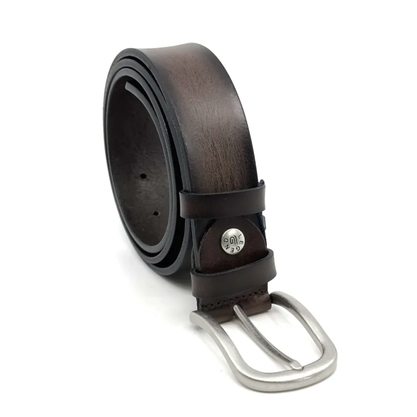 Legend – Δερμάτινη Καφέ Ζώνη 3,5CM - Image 2