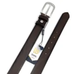 Legend – Δερμάτινη Καφέ Ζώνη 3,5CM - Image 3