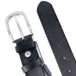 Legend – Δερμάτινη Μαύρη Ζώνη 3,5CM - Image 3