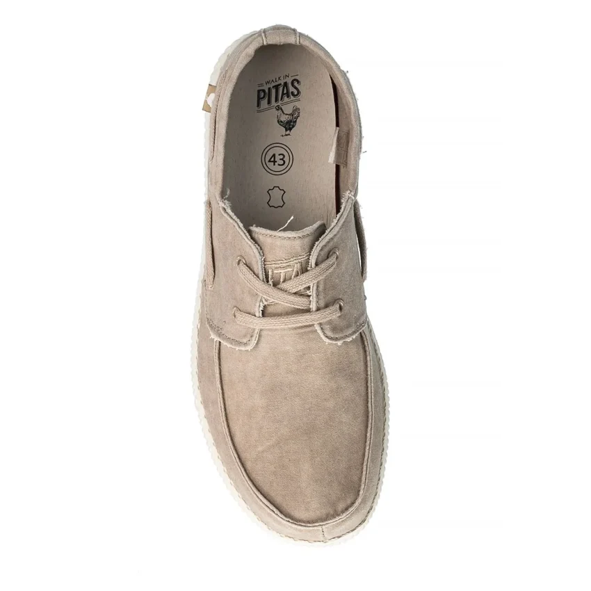 Walk in Pitas - WP150 BOAT WASHED BEIGE - Image 4