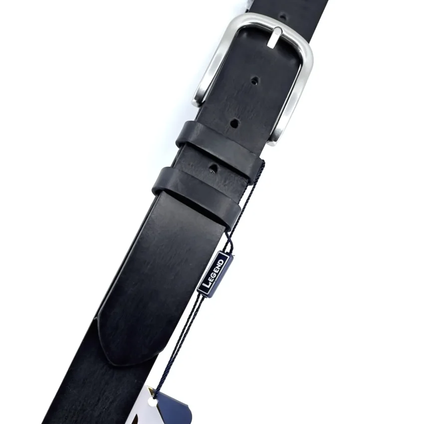 Legend – Δερμάτινη Μαύρη Ζώνη 3,5CM - Image 4