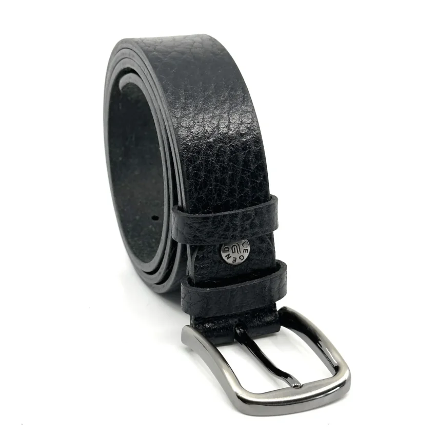 Legend – Δερμάτινη Μαύρη Ζώνη 3,5CM - Image 2