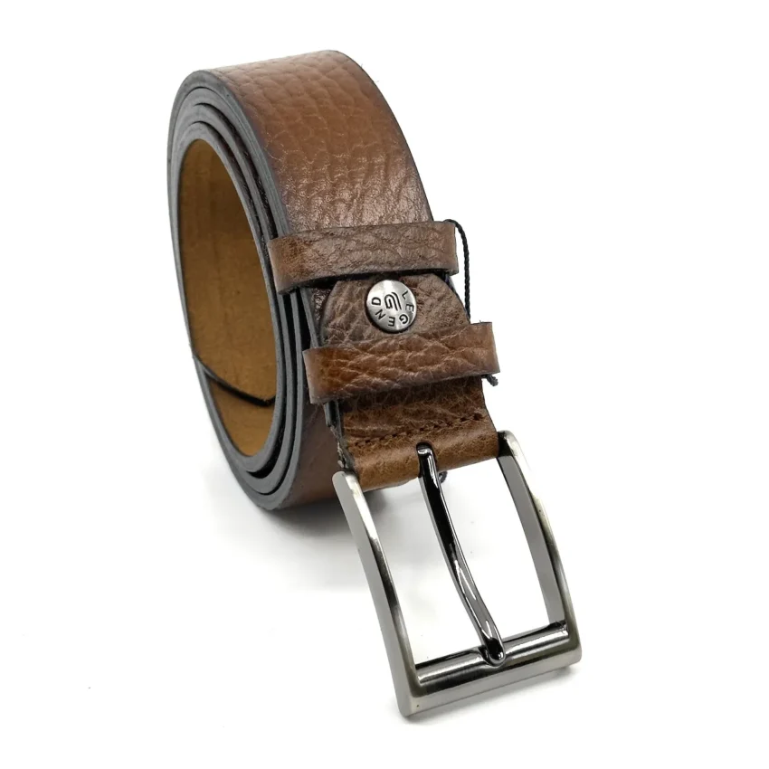 Legend - Δερμάτινη Καφέ Ζώνη 3,5CM - Image 2