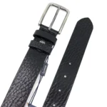 Legend – Δερμάτινη Μαύρη Ζώνη 3,5CM - Image 3