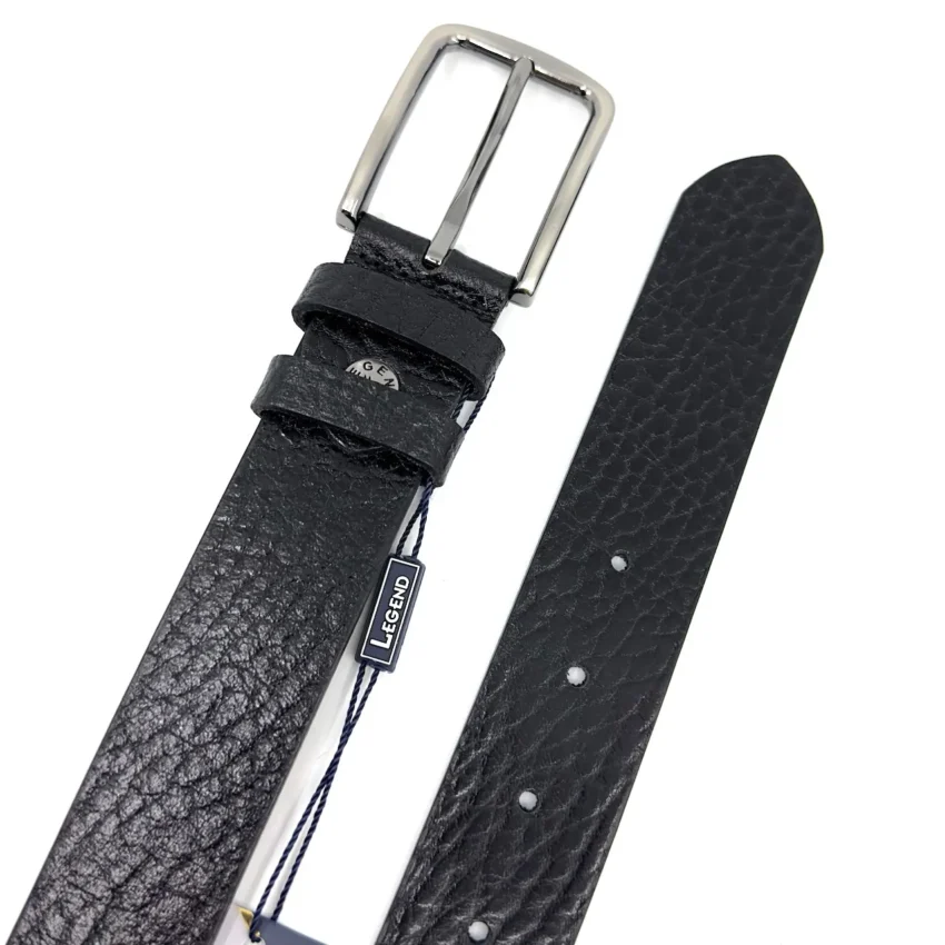 Legend – Δερμάτινη Μαύρη Ζώνη 3,5CM - Image 3