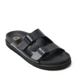 Ateneo Sandals - 59301 Black Leather - Image 2